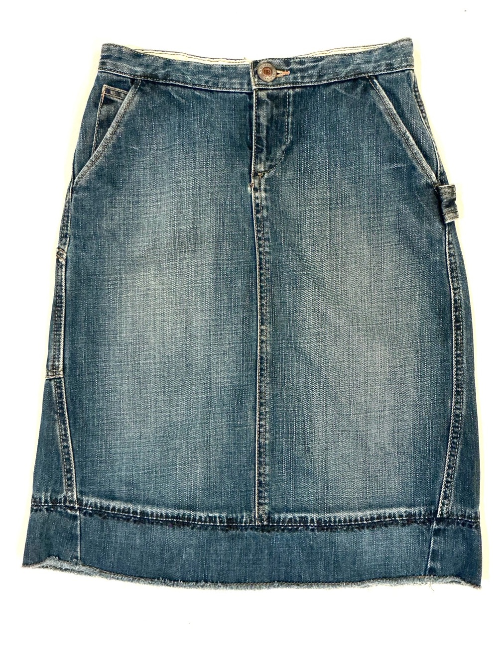 BANANA REPUBLIC, Premium Denim, 100% CottonPencil Silhoutte Skirt, Size 4